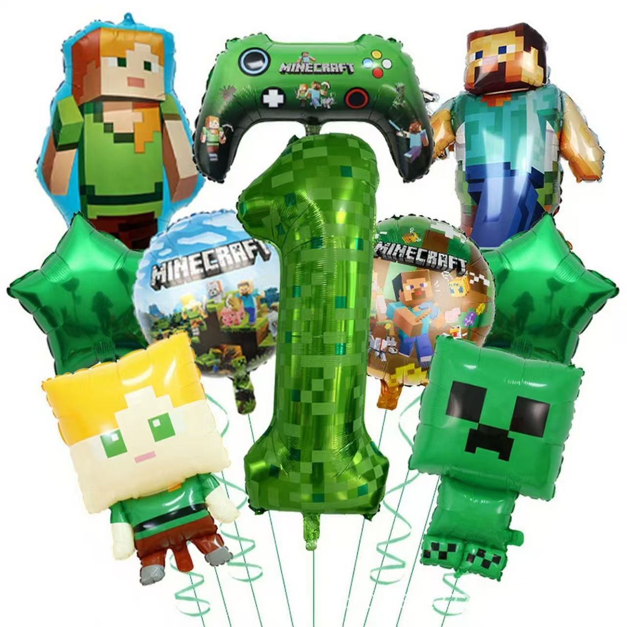 Hot Game Minecrafts Green Digi - Party Games Minecraft recension och pris