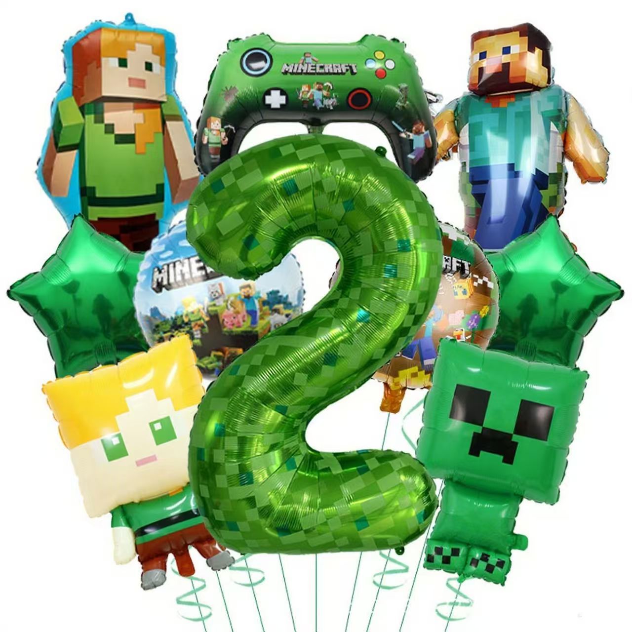 Hot Game Minecrafts Green Digi - Party Games Minecraft recension och pris