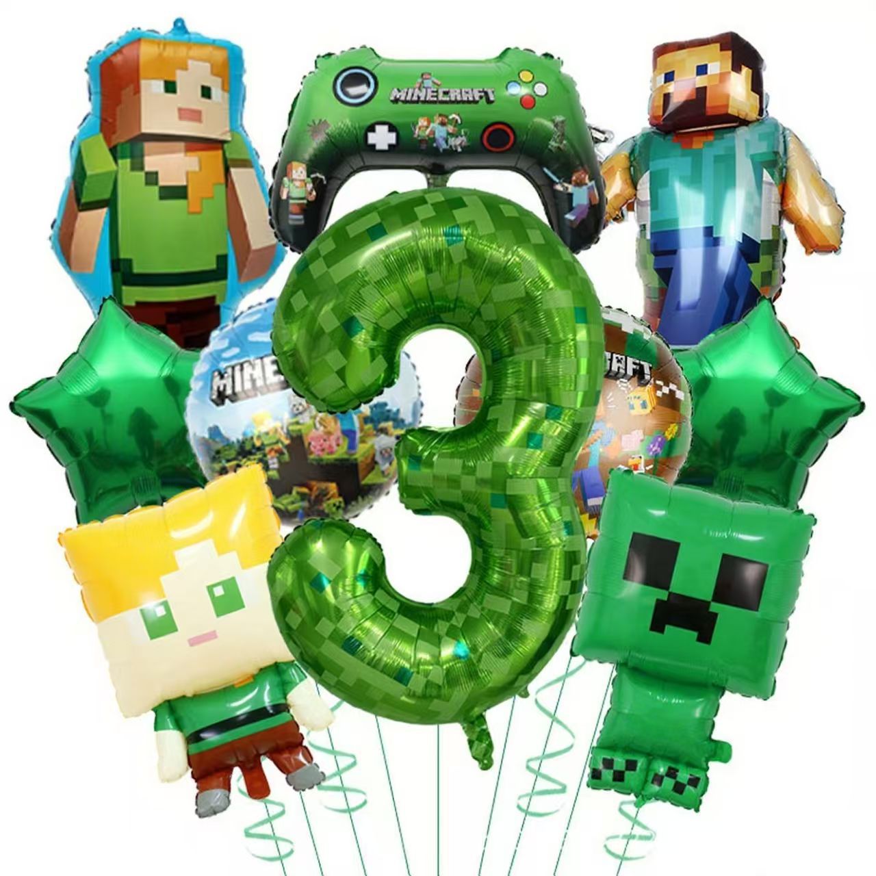 Hot Game Minecrafts Green Digi - Party Games Minecraft recension och pris