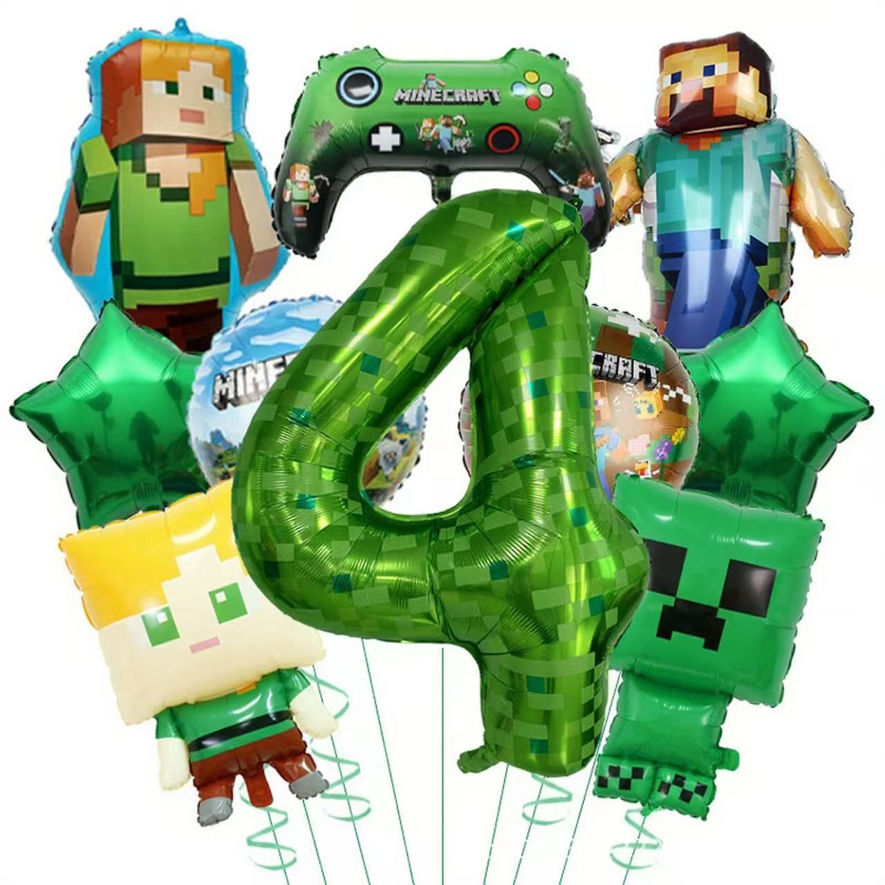 Hot Game Minecrafts Green Digi - Party Games Minecraft recension och pris