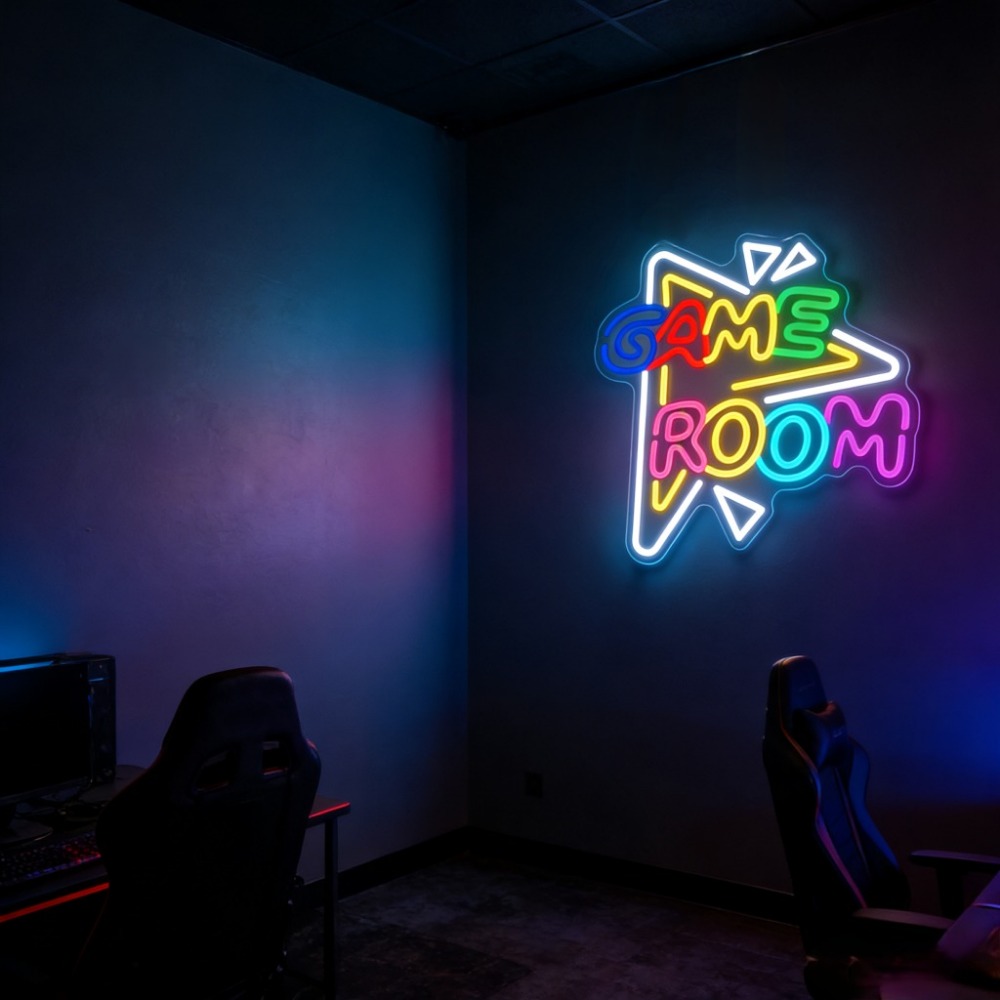 GAME ROOM LED Neon Sign Dimmab - Party Games Stream recension och pris