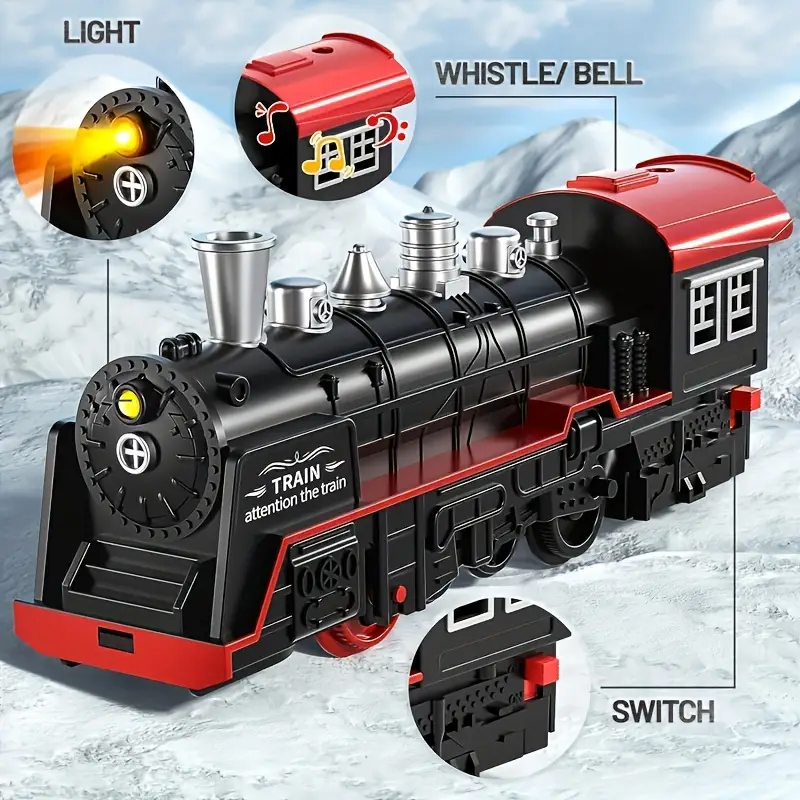 Kids Electric Steam Alloy Trai - Party Games Steam recension och pris