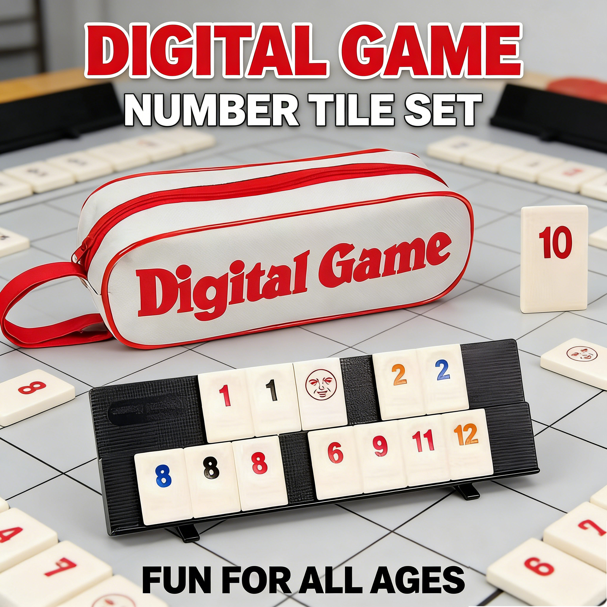 Rummy Cube Game with 4 Racks,R - Party Games Steam recension och pris