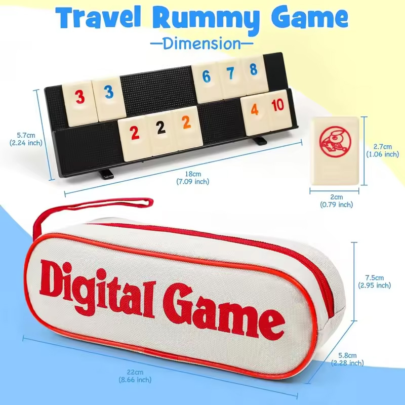 Rummy Cube Game with 4 Racks,R - Party Games Steam recension och pris