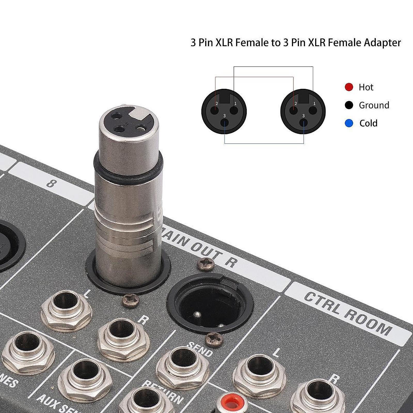 XLR Adapter Extension Coupler  - Party Games Stream recension och pris