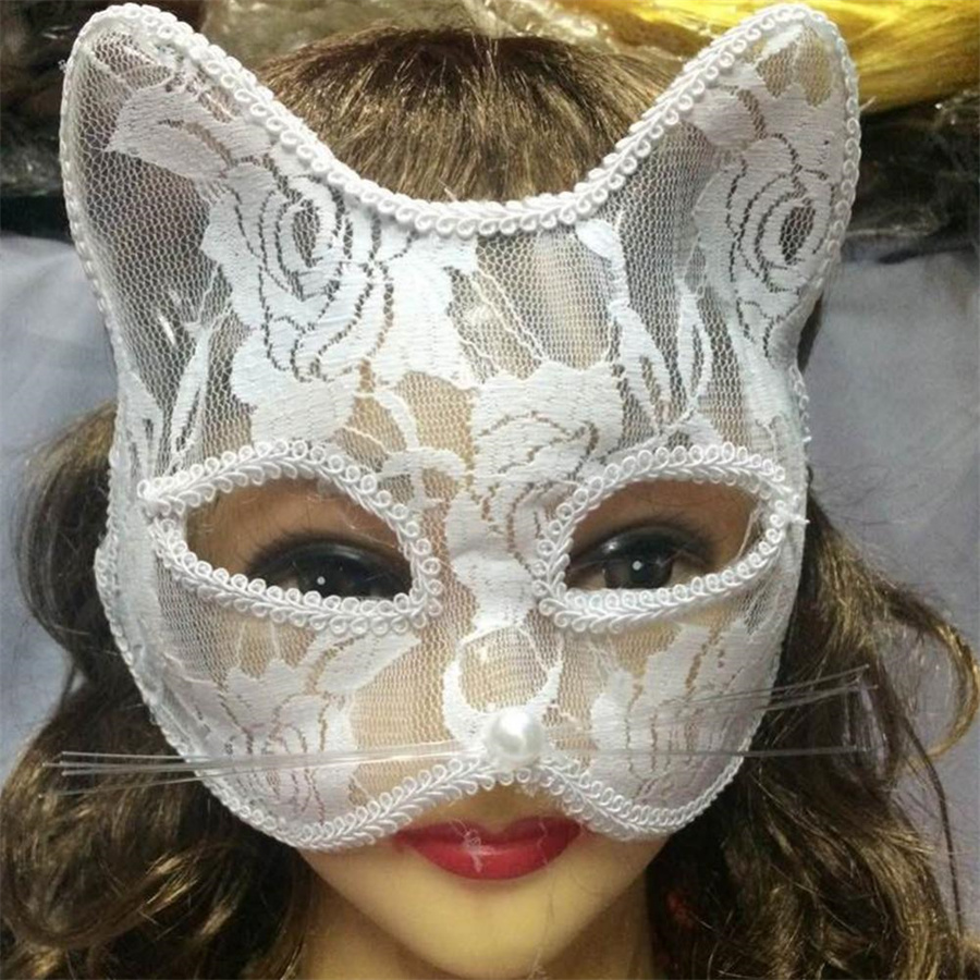 Sexy Lace Fox Cat Face Eye Cov - Party Games At Christmas recension och pris