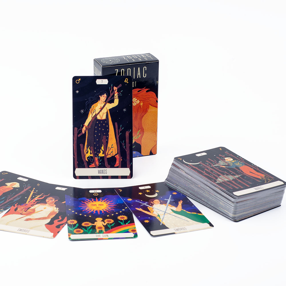 10.3*6cm Zodiac Tarot Cards Fa - Zodiac Party Games recension och pris