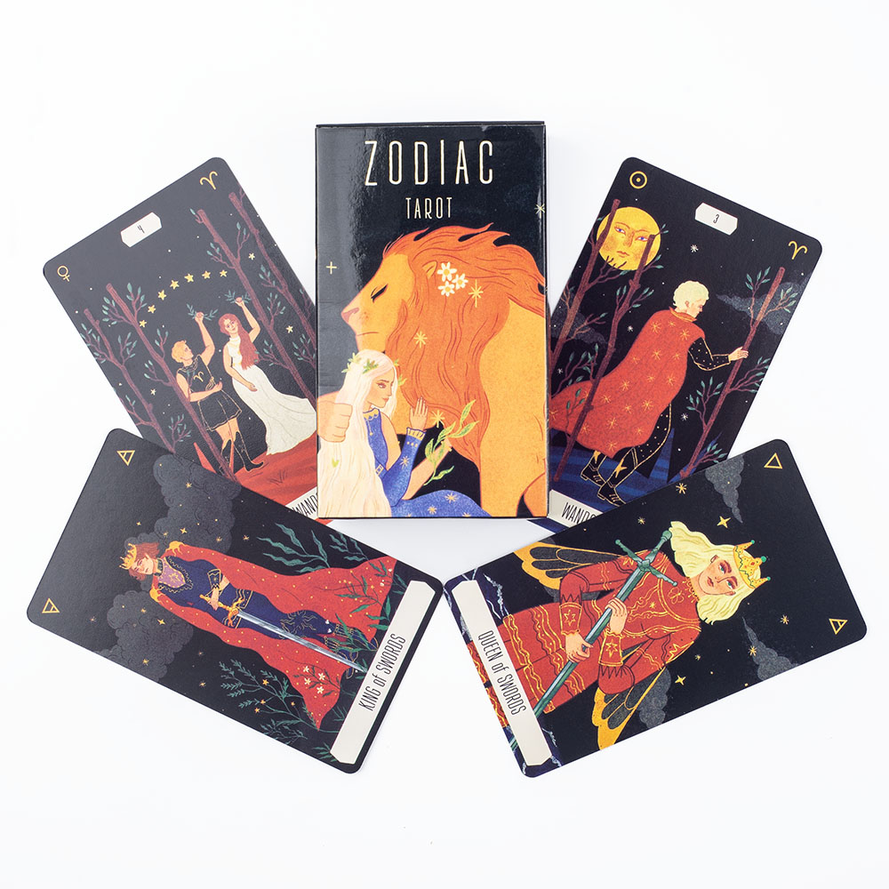 10.3*6cm Zodiac Tarot Cards Fa - Zodiac Party Games recension och pris