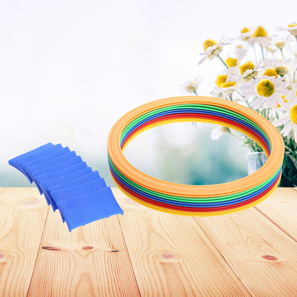 10 Circle Rings 10 Buckets Kid - Ring Toss Outdoor recension och pris