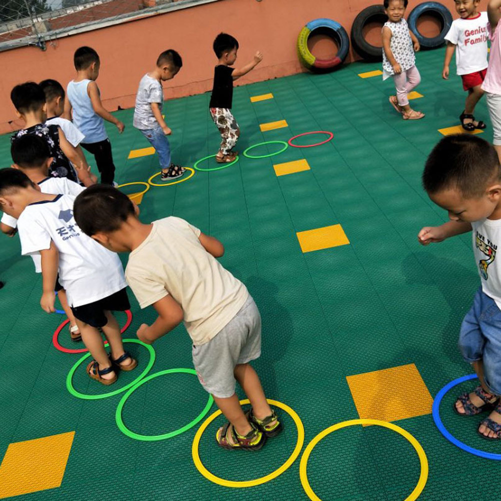 10 Circle Rings 10 Buckets Kid - Ring Toss Outdoor recension och pris